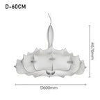 Viscontea Silk Pendant Light: Designer Italian Lamp for Living Room, Bedroom, Kitchen & Dining