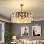 K9 Crystal Modern Ceiling Chandelier for Living Room Lighting Fixture