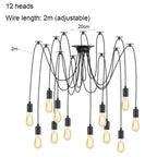 Spider Pendant Lights: Vintage Industrial Hanging Chandelier for Bar, Cafe Decor