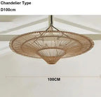 Nordic Rattan Chandelier: Stylish Wicker Lighting for Home Décor