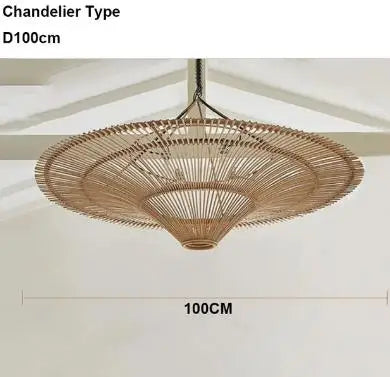 Nordic Rattan Chandelier: Stylish Wicker Lighting for Home Décor
