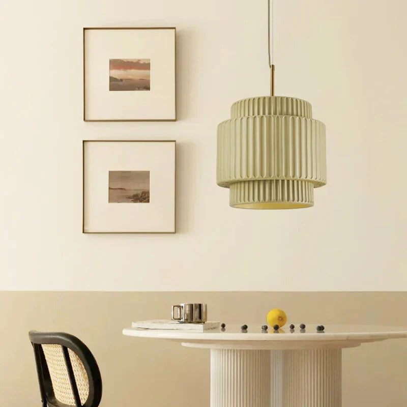 Cream Wind LED Chandelier: Nordic Minimalist Wabi Sabi Style for Dining Room, Bedroom & Bar