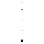 Cone Design Art Iron Hanging Cable Floor Lamp