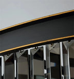 Modern Crystal Black Ceiling Light E14 LED Round Lamp for Home Dining Bedroom