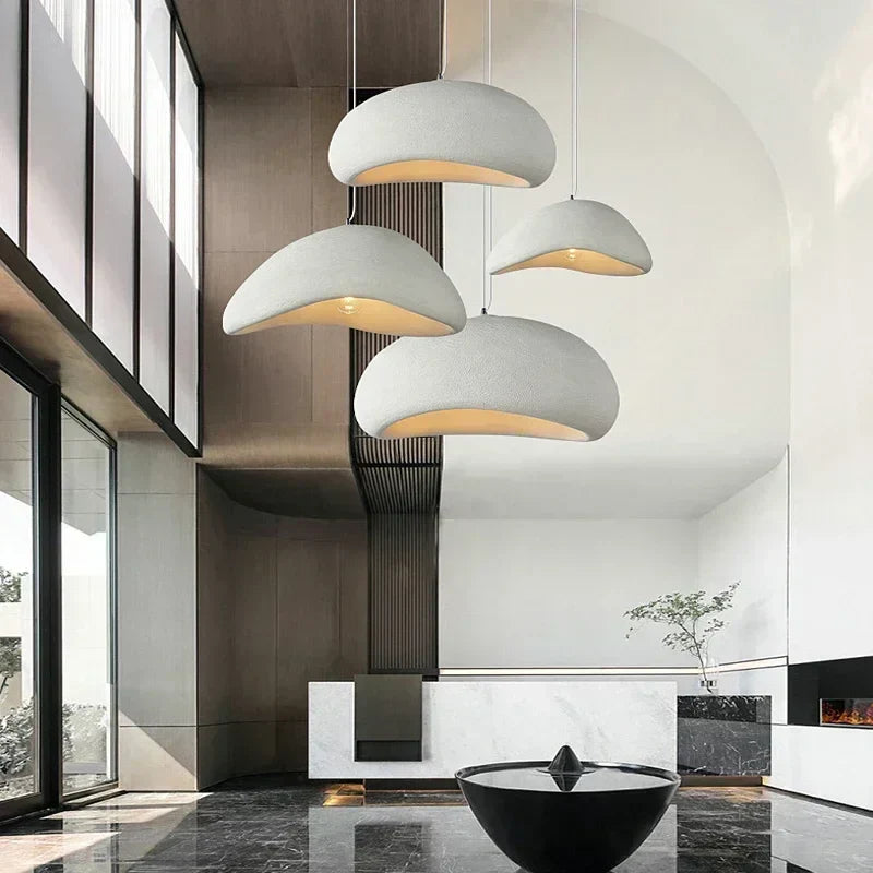 Wabi-sabi Pendant Light: Modern Living Room Bedroom Chandelier Hanging Lamp Fixtures