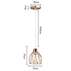 Industrial Retro Loft LED Pendant Light for Home Living Room Kitchen