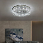 Modern Crystal Gold LED Chandelier for Luxurious Living Room Decor