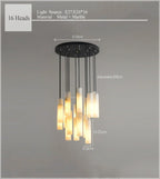 Nordic Marble Pendant Light | Adjustable Wire Loft Lamp