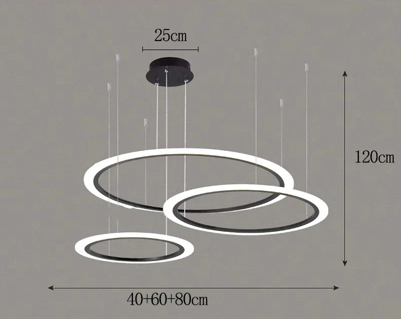 Modern Indoor Pendant Lights LED Chandelier Ceiling Lamp Dining Room Lighting