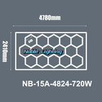 Honeycomb LED Ceiling Light for Car Showroom and Workshop
