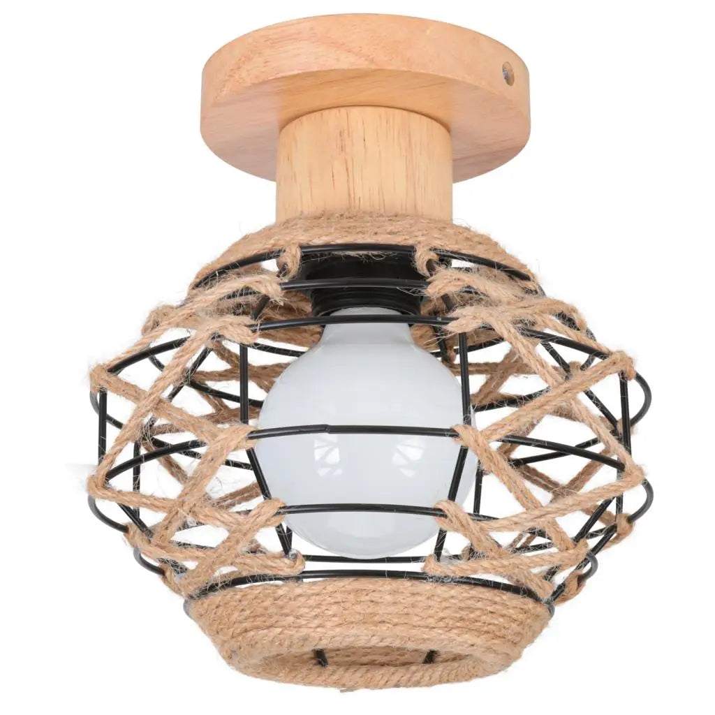 Retro Metal Cage Ceiling Lamp E27 for Indoor Lighting by Afralia™
