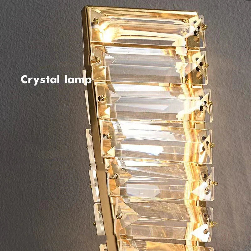 Luxury Irregular Crystal LED Ceiling Chandelier
