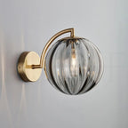 Modern Golden Glass Ball Wall Sconce Light Fixture for Indoor Living Room Décor