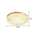 Round Acrylic Ceiling Lamp: Modern Light Luxury for Bedroom & Living Room