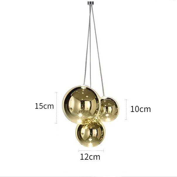 Bubble Glass Pendant Light: Stylish Nordic Home Decor Lighting