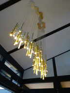Modern Cylindrical LED Ceiling Chandelier for Home Decor Lighting