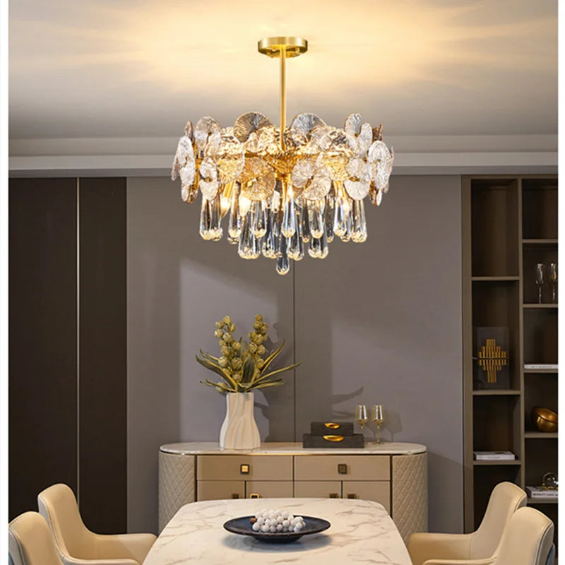 2024 Crystal Chandelier for Luxurious Living Spaces