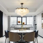 Modern Luxury Black Gold Chandelier for Living Room and Restaurant