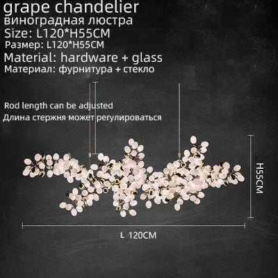 Nordic Luxury Grapes Chandelier for Elegant Home Decor