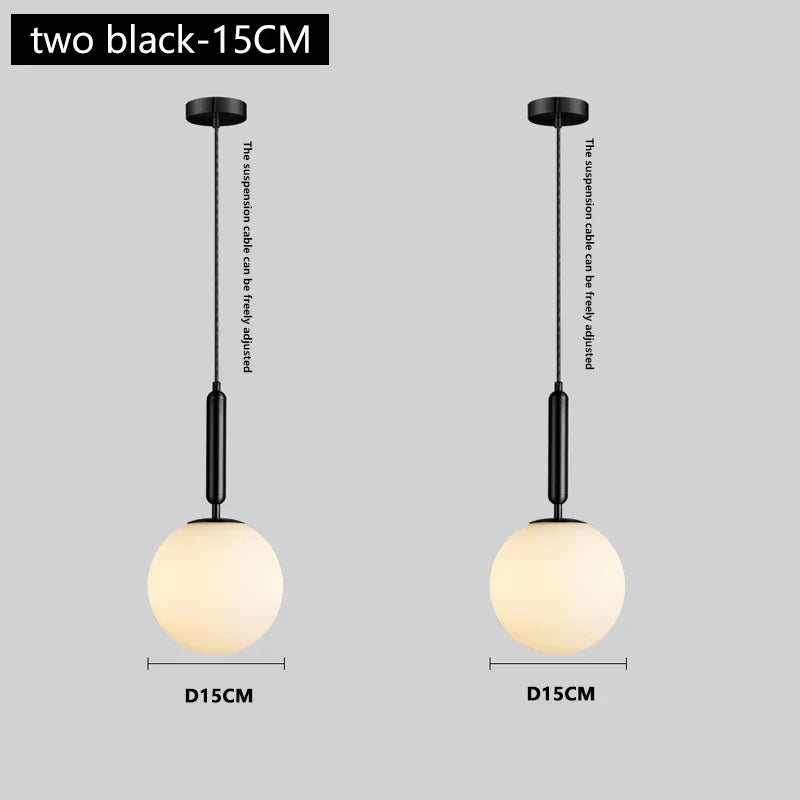 Glass Chandelier Pendant Light for Modern Restaurant Decor