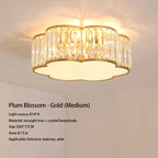 Luxury Crystal Ceiling Lights LED Chandeliers for Living Room Bedroom Lighting