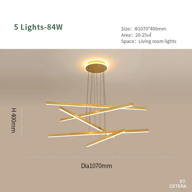 Luminous Ceiling Plate Chandelier: Modern Aluminum LED Light for Living Room Dining Table