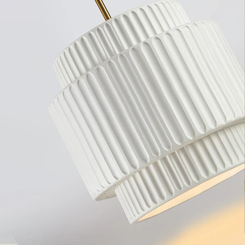 Cream Wind LED Chandelier: Nordic Minimalist Wabi Sabi Style for Dining Room, Bedroom & Bar