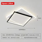 Nordic LED Ceiling Lamp for Living Room Bedroom Study Indoor Decor