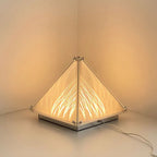 Nordic Pyramid Table Lamp Modern Art Desk Light for Living Room Bedroom by Afralia™