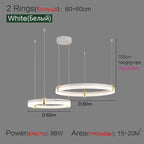 Simple Modern LED Chandelier - Luxury Nordic Design for Living Room, Bedroom, and Restaurant