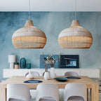 Rattan Chandelier: Handmade Nordic & Retro Lighting for Japanese Restaurant & Tea Room