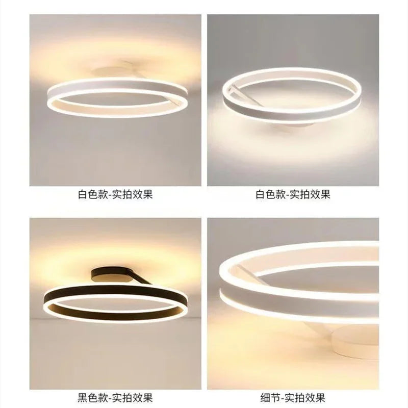 LED Ring Chandelier for Dining Living Room Bedroom Decor