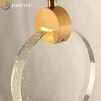 Crystal Spiral Chandelier LED Modern Minimalist Staircase Living Room Light