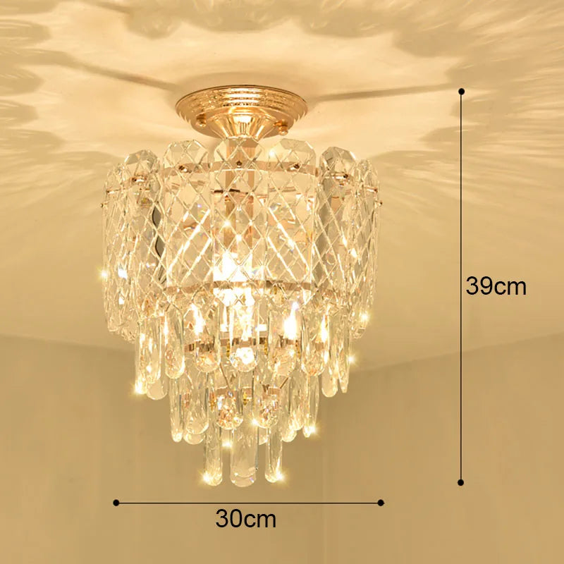 Crystal LED Ceiling Chandelier for Home Decor