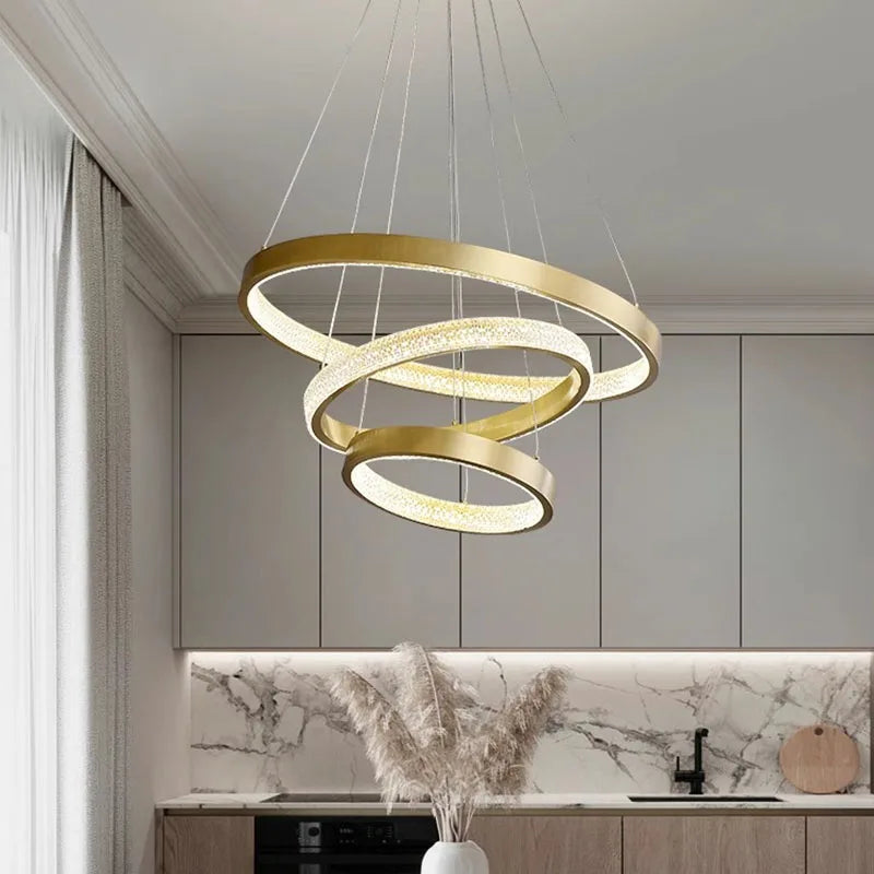 LED Pendant Chandeliers for Modern Living Room and Dining Room
