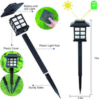 Solar LED Pathway Lights: Outdoor Waterproof Walkway Garden Decor Street Lamp