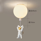 Astronaut Space Ball Ceiling Lamp for Kids Room or Corridor
