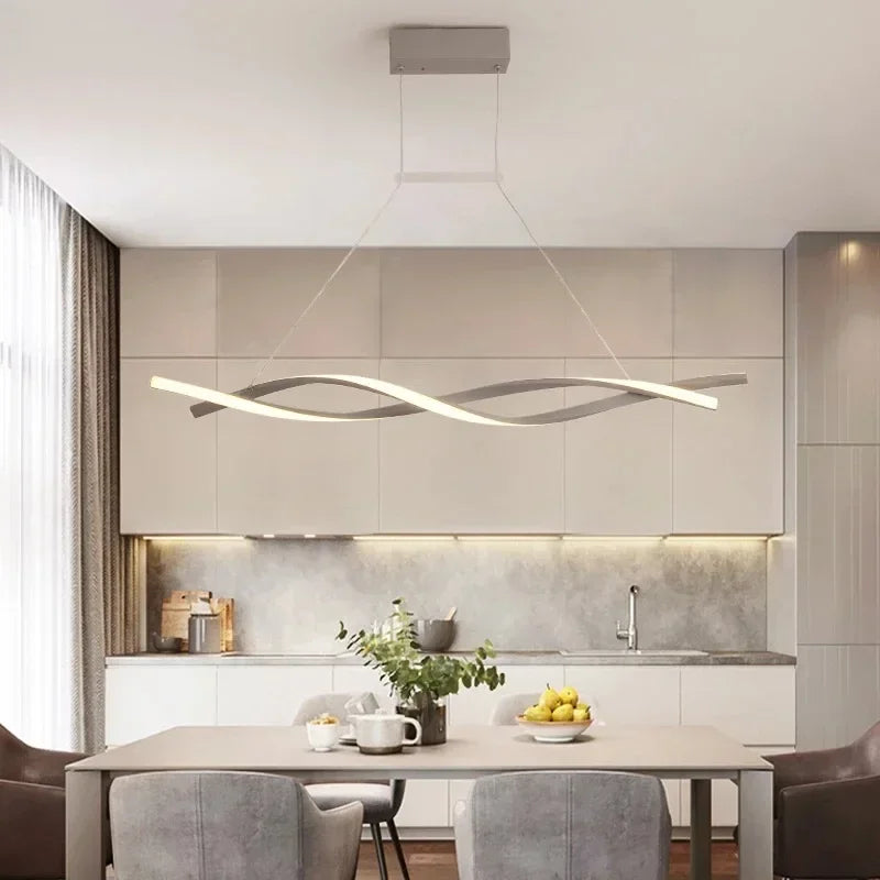 Modern Dimmable LED Pendant Lights for Kitchen Island Dining Chandelier