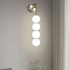 Nordic Glass Pendant Light LED Multihead Smoke Grey Hanging Lamp