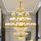 Crystal Chandelier: Elegant Light Luxury Villa Bedroom Living Room Lamp