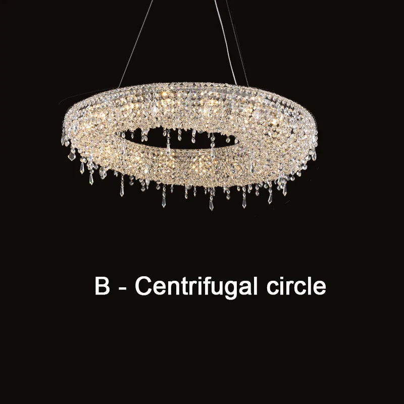 Bird Nest Crystal Pendant Chandelier | Modern Hall Hotel Living Dining Room Luster