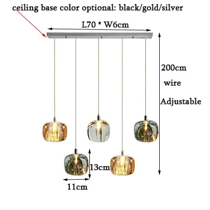 LED Stair Chandelier: Luxury Amber/Crystal Indoor Lighting Fixture