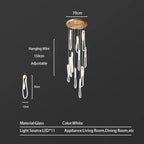 LED Pendant Chandelier for Living & Dining Room Luxury Lighting Fixture