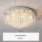 Modern Crystal LED Ceiling Chandelier Lighting Fixture