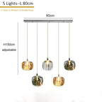 Crystal LED Chandelier: Modern Living Room Suspension Light for Home Decoration