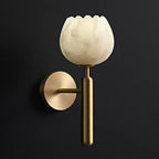 Elegant Marble Wall Lamp for Bedroom and Living Room Lighting