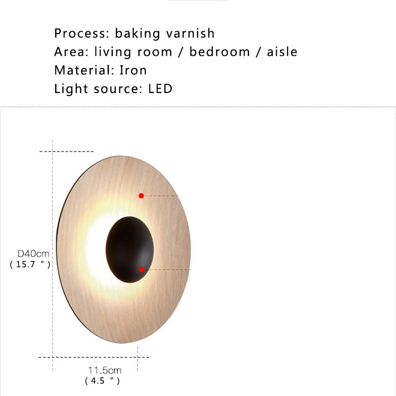 Nordic LED Wall Lamp: Modern Aluminum Sconce Lights for Bedroom Decor