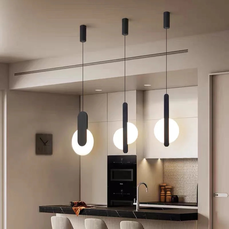 Modern LED Pendant Lights for Living Room Bedroom Bar Decor Lighting