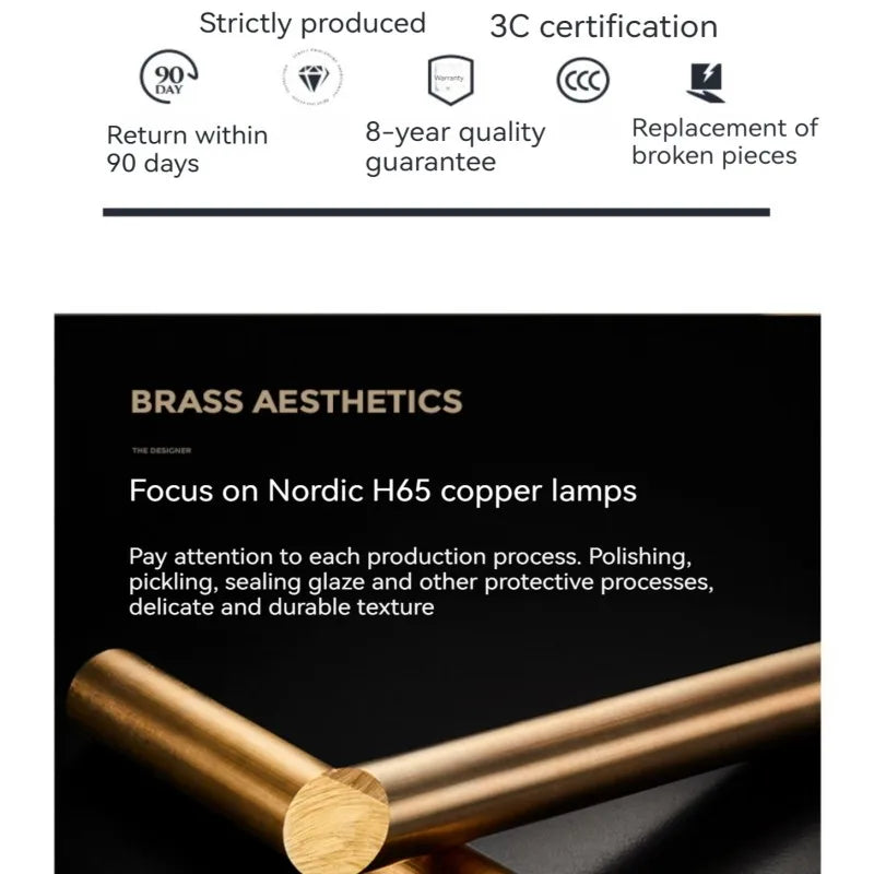 Copper Surface Mount LED Ceiling Light with Remote Control for Living Room