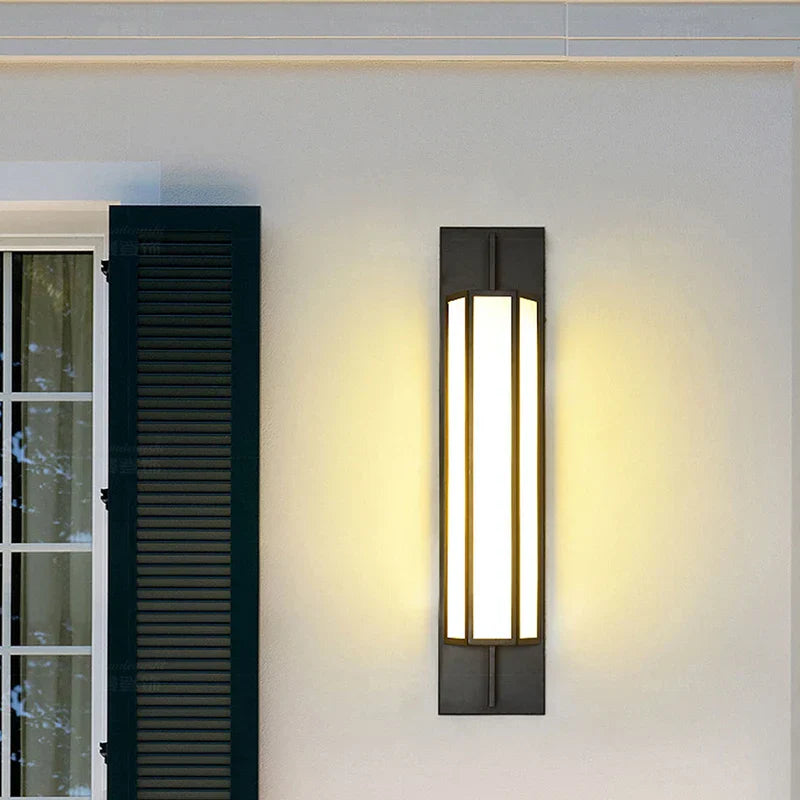 Outdoor Stainless Steel LED Wall Lamp IP65 Garden Sconce Light